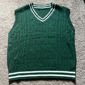 Emerald Green Sweater Vest